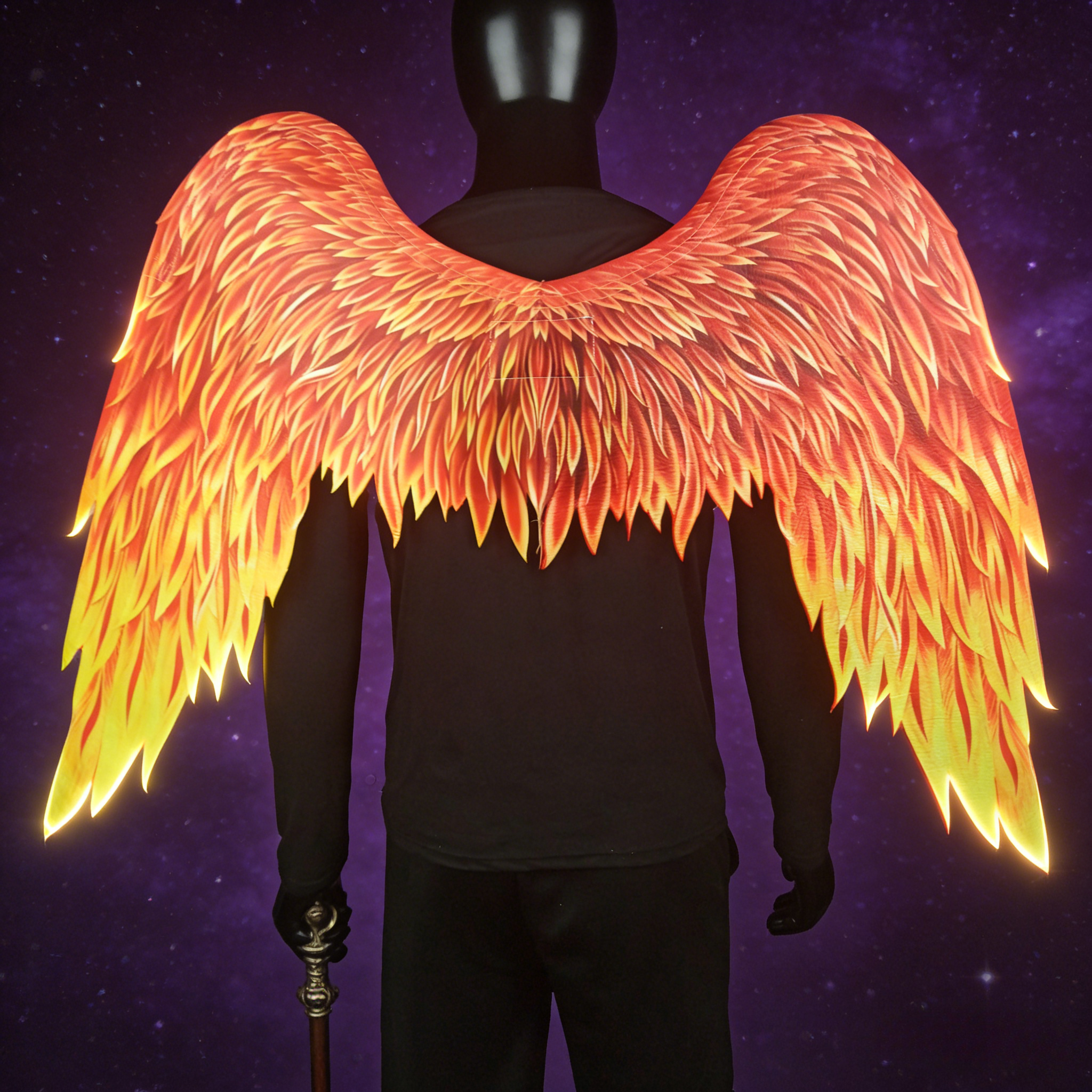 Cosplay Flame Prop - Halloween Carnival Foldable Non Woven Fabric