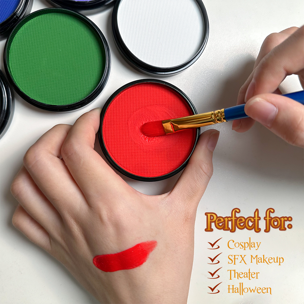 6 Colors Water Activated Face  - Cosplay Prop Paint 评论和价格