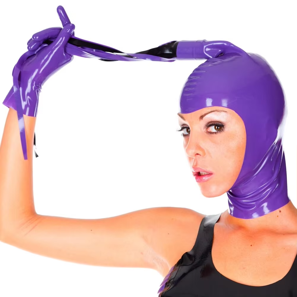 Black Latex Hood with Latex Po - Cosplay Prop Paint 评论和价格