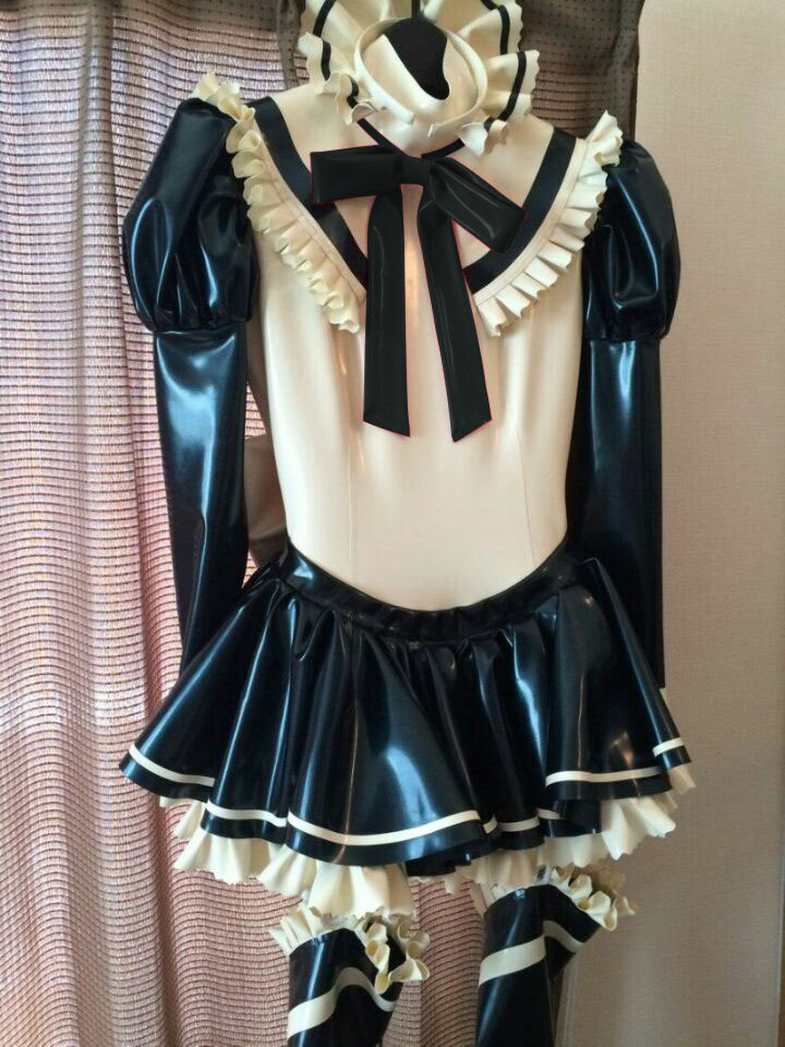 Fetish 100% Latex  Rubber Cosp - Cosplay Prop Bow 评论和价格