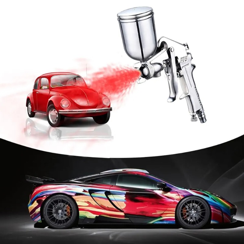 F-75 Spray Gun 1.5mm Nozzle wi - Metallic Spray Paint 评论和价格