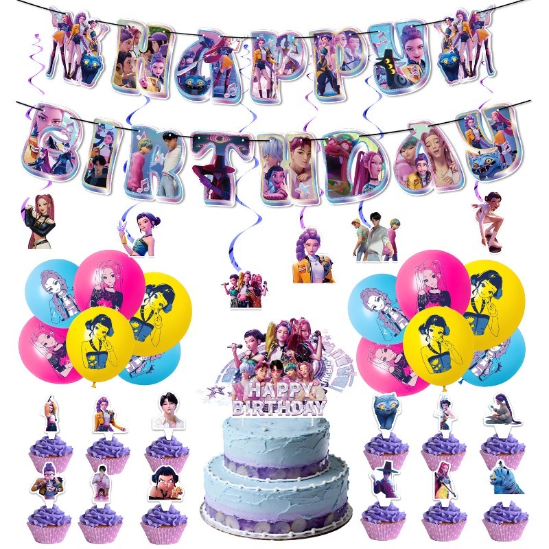 K-Pop Birthday Party Supplies  - Cosplay Prop Kit 评论和价格