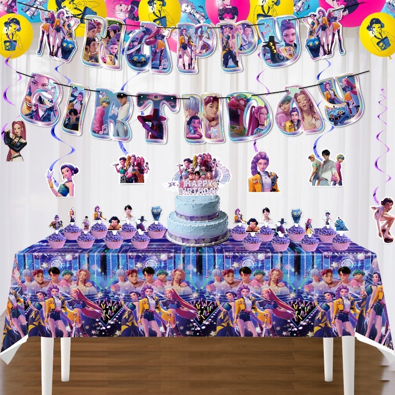 K-Pop Birthday Party Supplies  - Cosplay Prop Kit 评论和价格