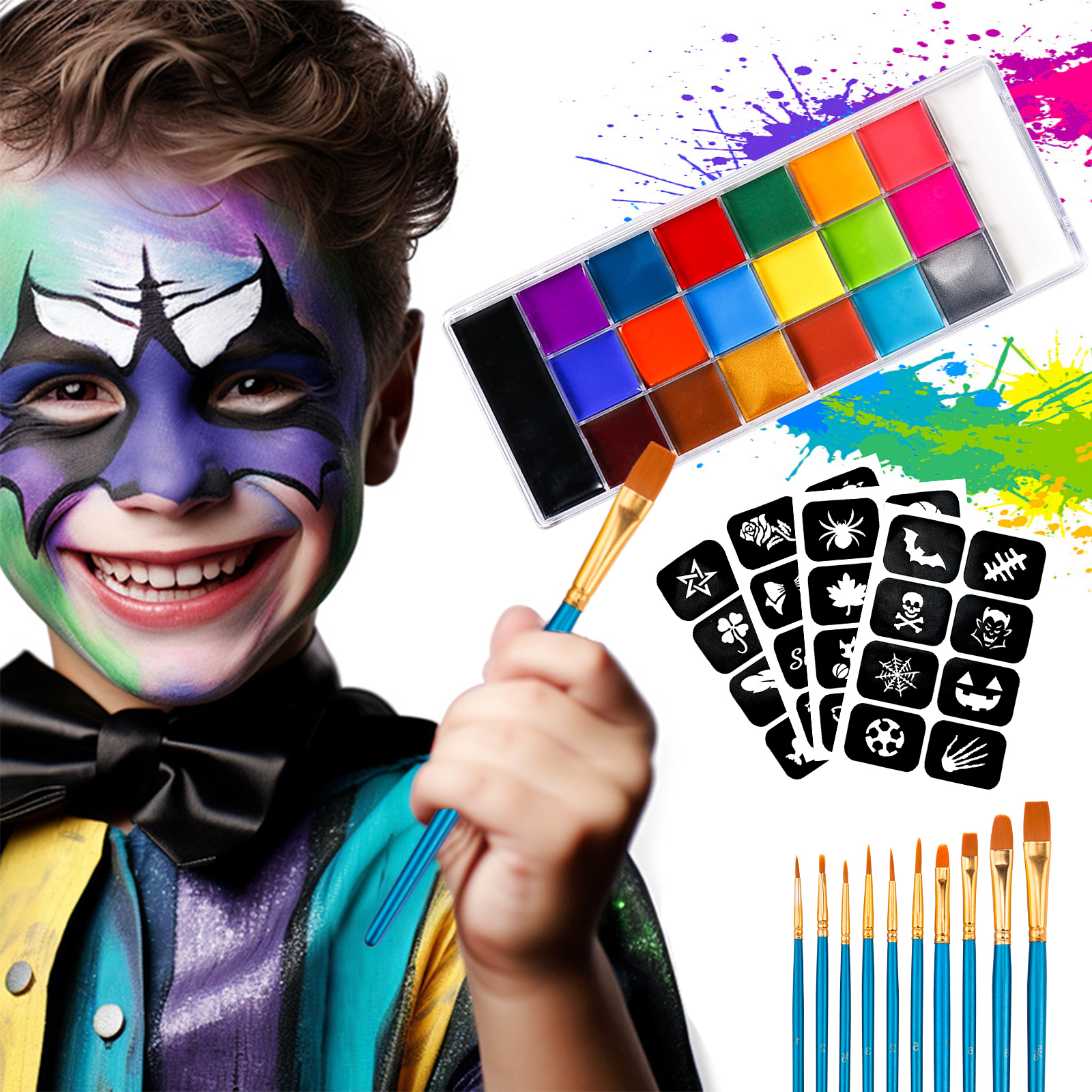 Face Body Paint Palette Oil Ma - Body Paint Sfx 评论和价格