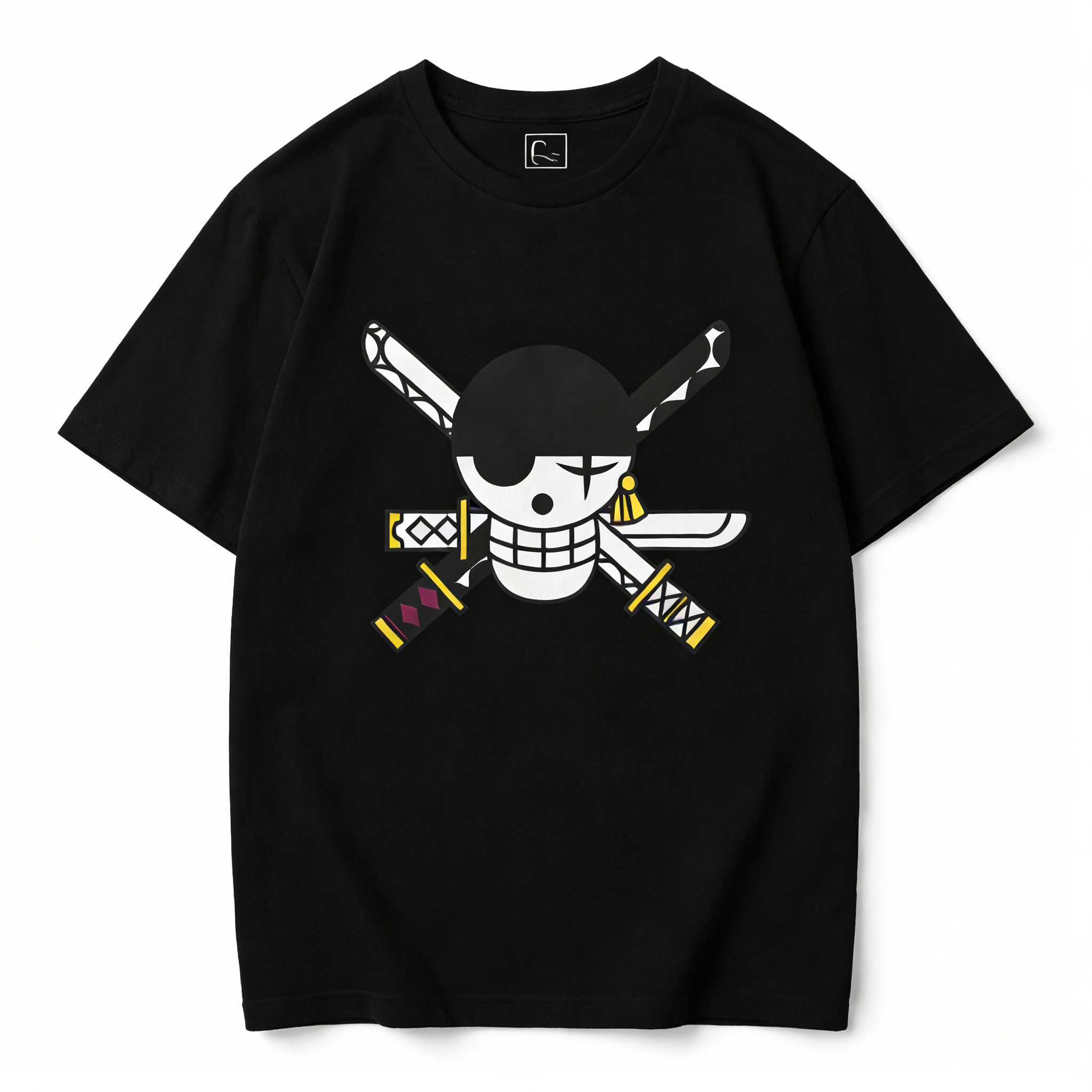 Men's One Piece Anime T-Shirt  - Cosplay Prop Dagger 评论和价格
