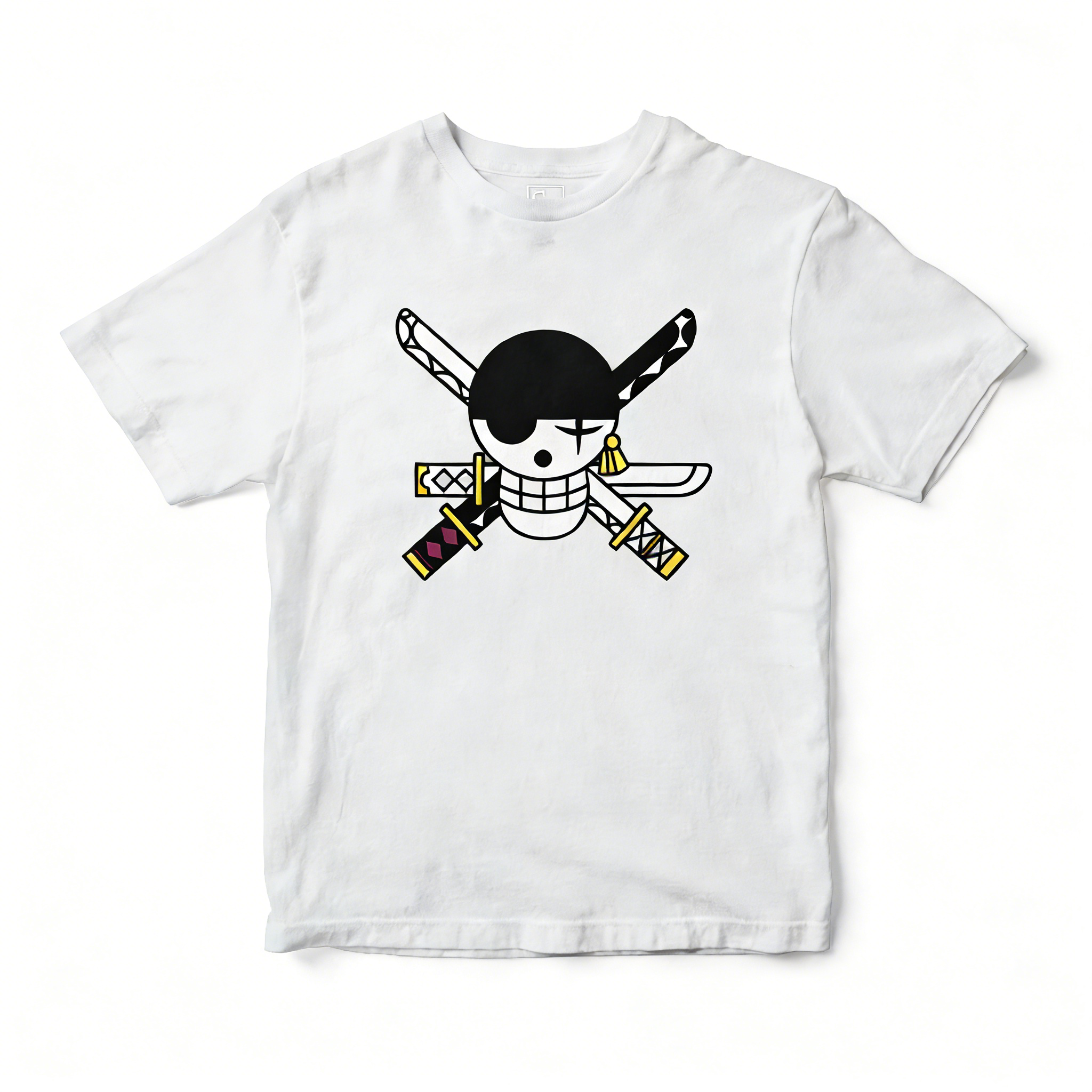 Men's One Piece Anime T-Shirt  - Cosplay Prop Dagger 评论和价格