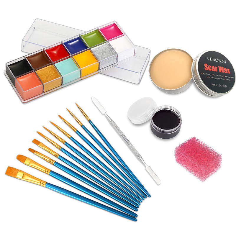 SFX Makeup Kit 20 Colors Face  - Body Paint Sfx 评论和价格