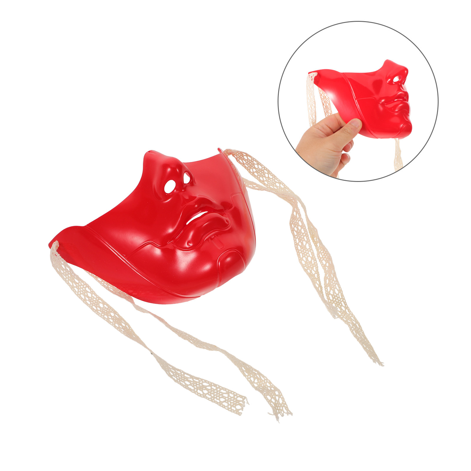 Men's Steampunk Half Mask Intr - Cosplay Prop Building 评论和价格
