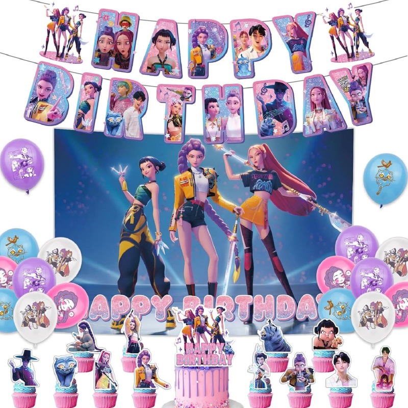 Hot K-Pop Birthday Party Suppl - Cosplay Prop Kit 评论和价格