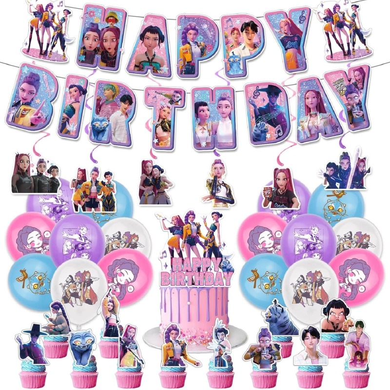 Hot K-Pop Birthday Party Suppl - Cosplay Prop Kit 评论和价格