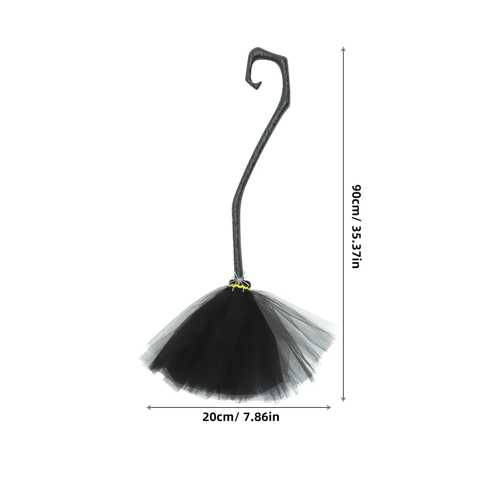 Halloween Witch Broom Plastic  - Detachable Cosplay Prop 评论和价格