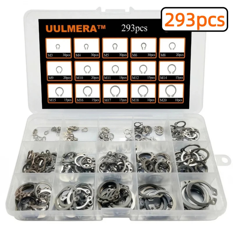 293Pcs M3-M20 304 Stainless St - Snap Fastener Set 评论和价格