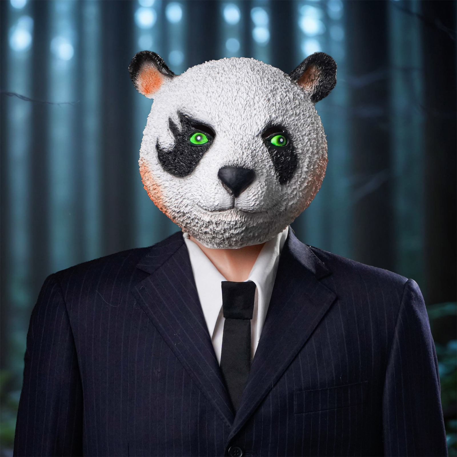 Panda Latex Mask - Movie-Grade - Cosplay Prop Paint 评论和价格