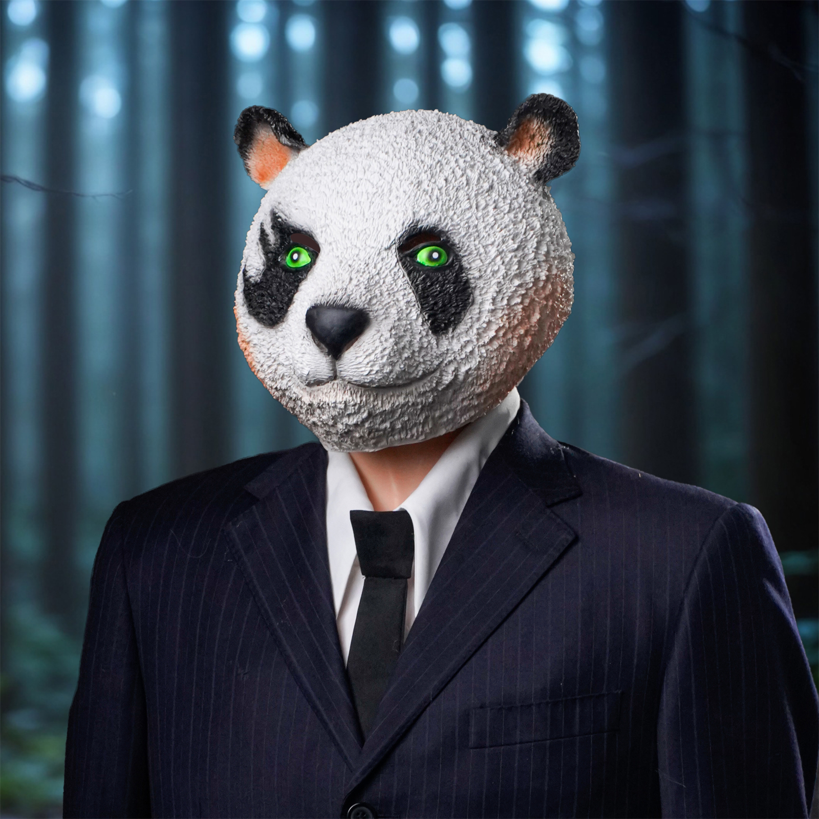 Panda Latex Mask - Movie-Grade - Cosplay Prop Paint 评论和价格