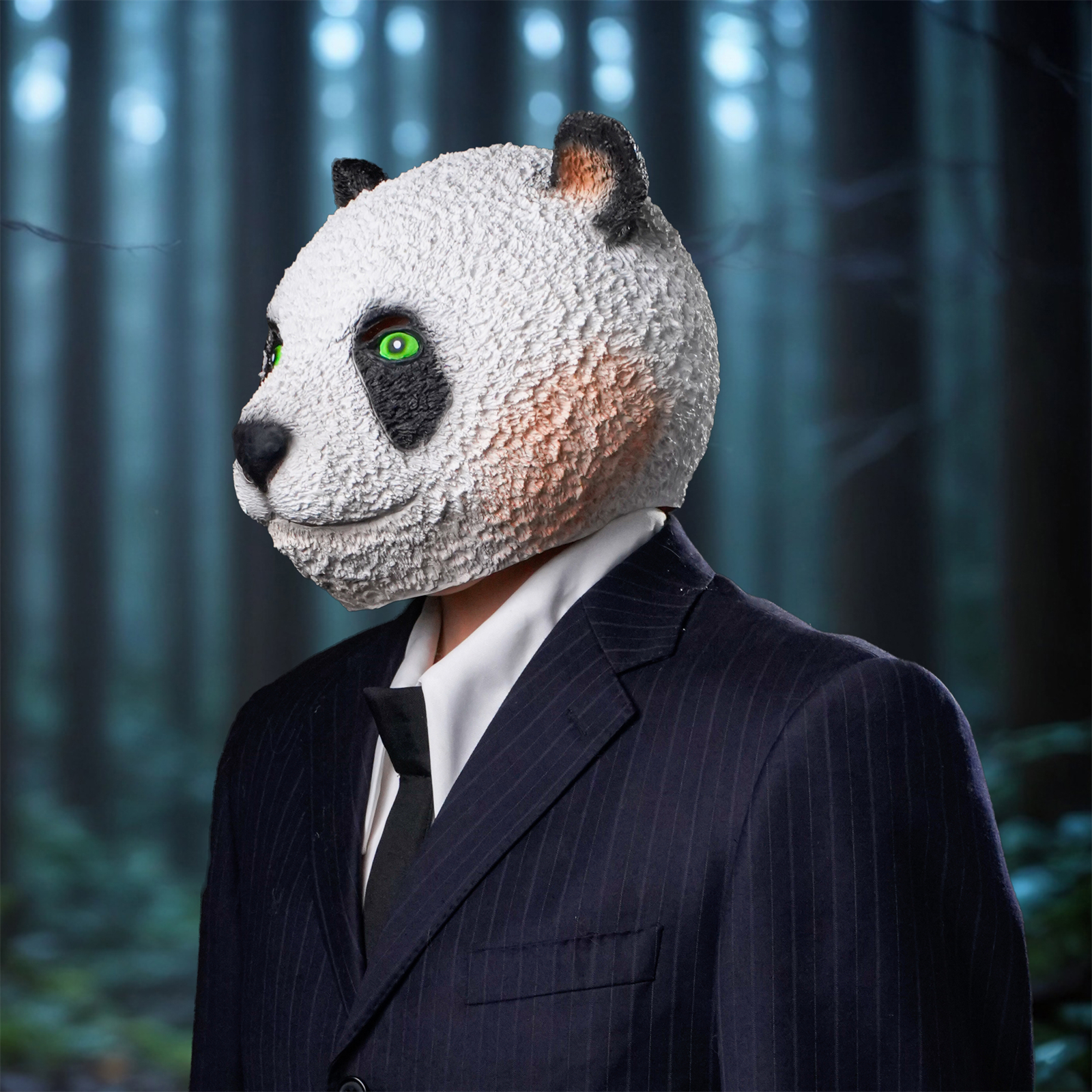 Panda Latex Mask - Movie-Grade - Cosplay Prop Paint 评论和价格