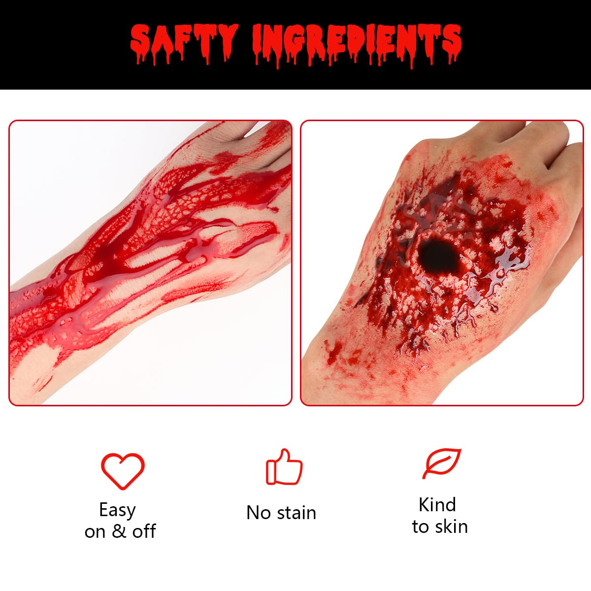 Bowitzki Fake Blood 3PCS Stage - Body Paint Sfx 评论和价格