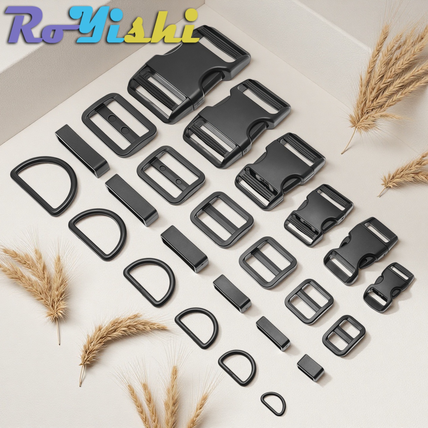 1-10 Set Plastic Side Release  - D Ring Strap 评论和价格