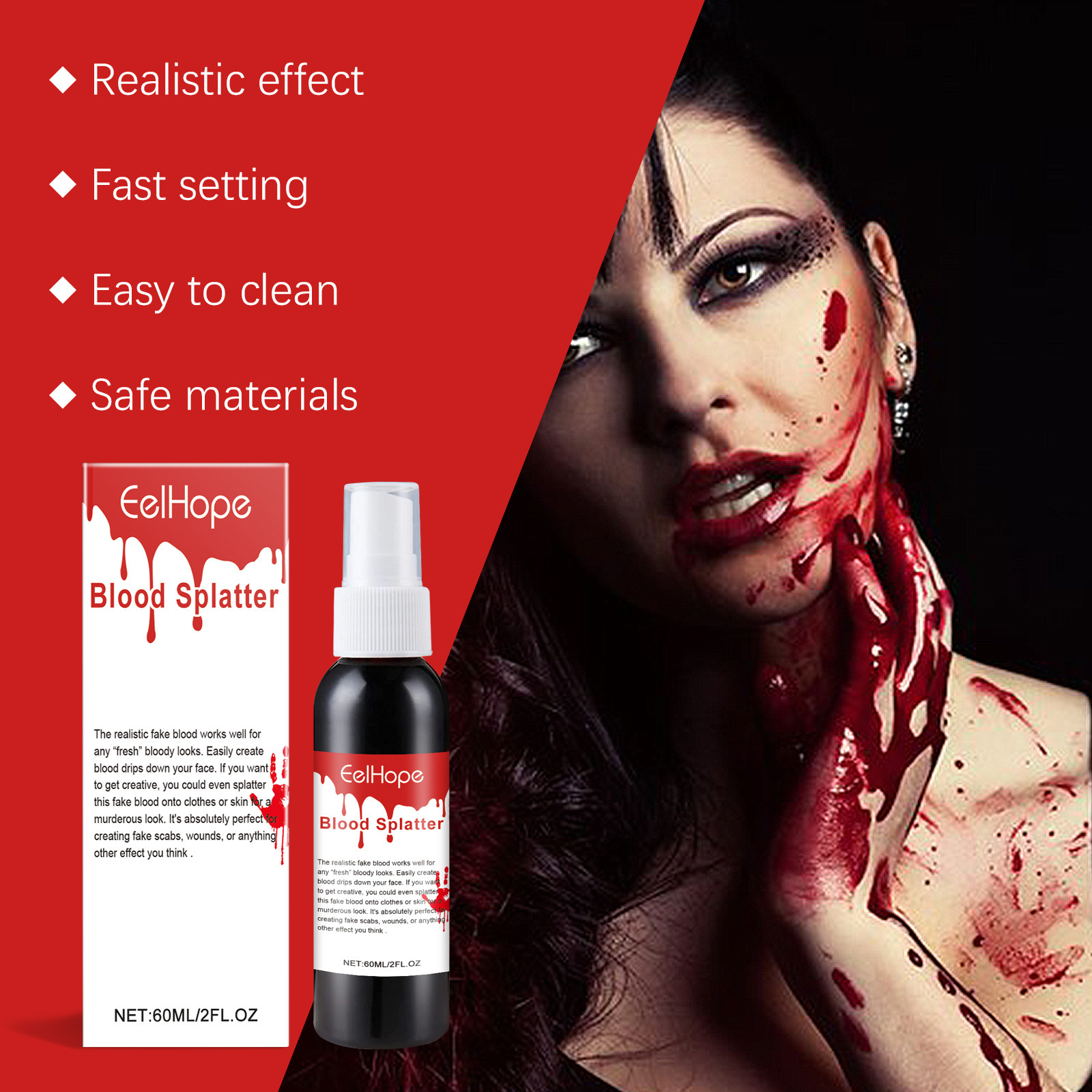Halloween Emulation Fake Blood - Cosplay Prop Paint 评论和价格