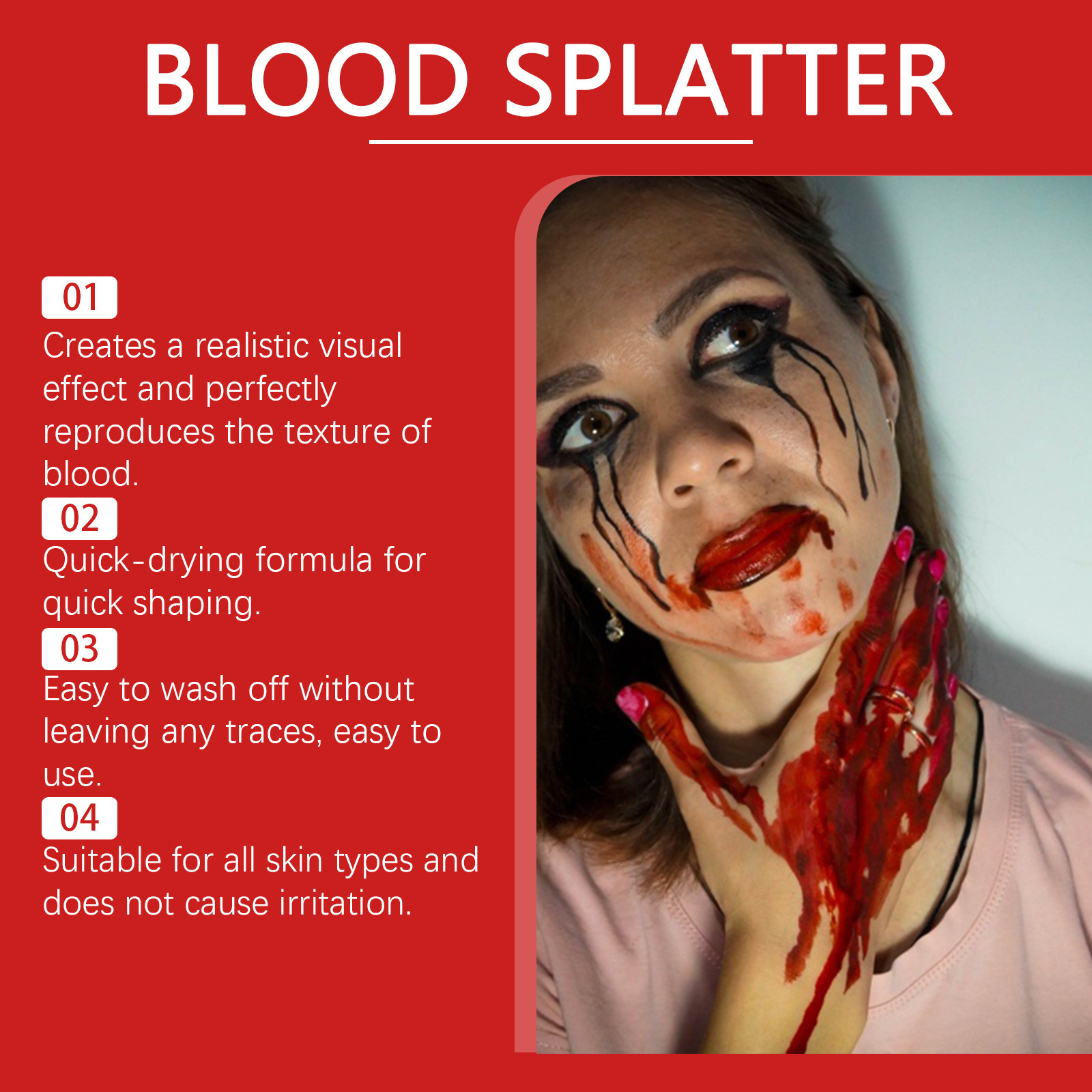 Halloween Emulation Fake Blood - Cosplay Prop Paint 评论和价格