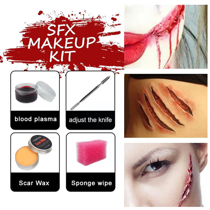 Scars Wax Kit Fake Molding Wou - Body Paint Sfx 评论和价格