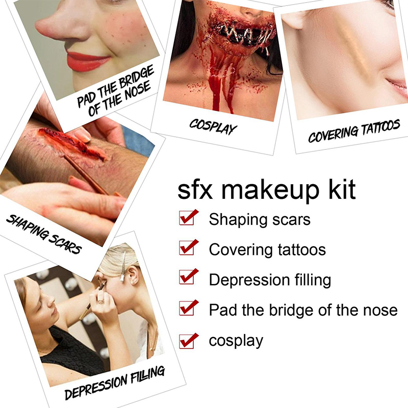 Scars Wax Kit Fake Molding Wou - Body Paint Sfx 评论和价格