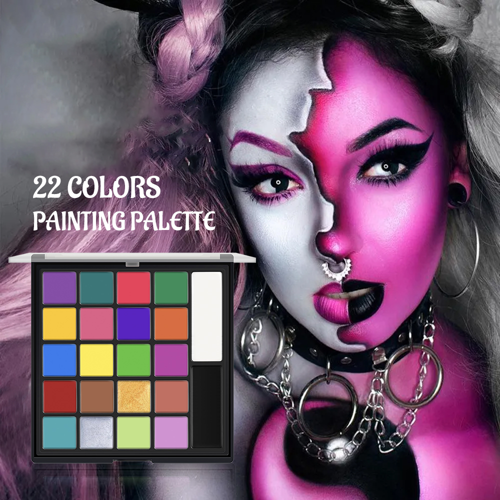 22 Color Face Body Painting Ki - Cosplay Prop Paint 评论和价格