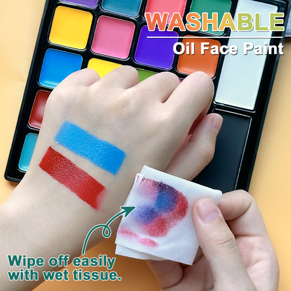 22 Color Face Body Painting Ki - Cosplay Prop Paint 评论和价格