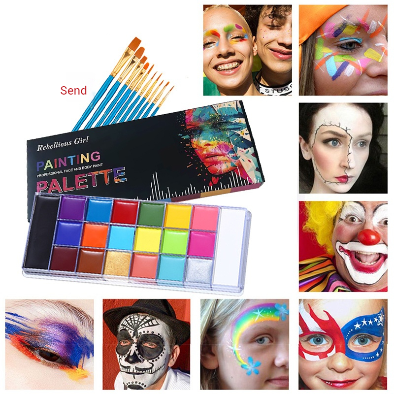 20 Color Face & Body Paint Pal - Body Paint Sfx 评论和价格