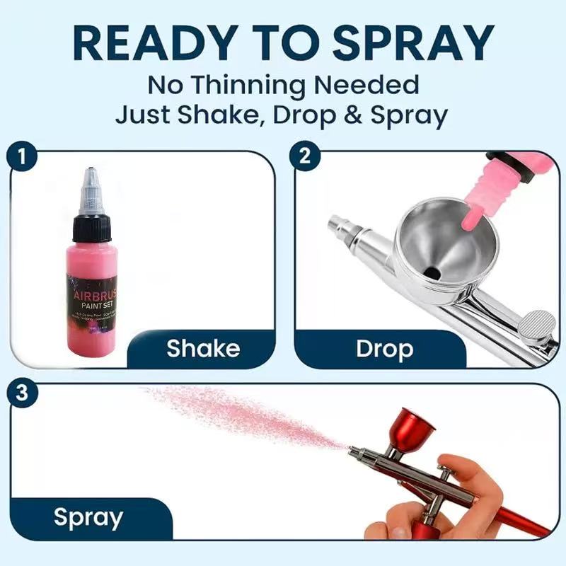 12/28 Color 30ml Spray Gun Pig - Metallic Spray Paint 评论和价格