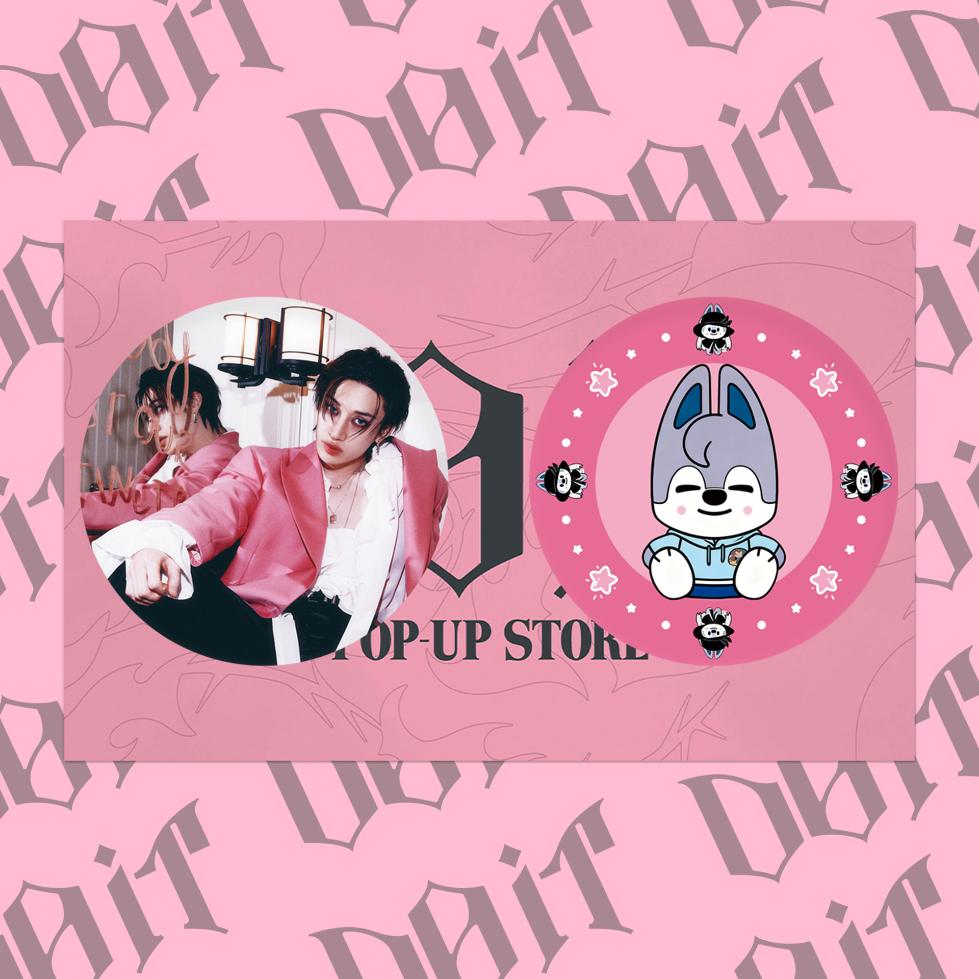 1 Set (2 Pieces) Kpop Stay Skz - Cosplay Prop Bag 评论和价格