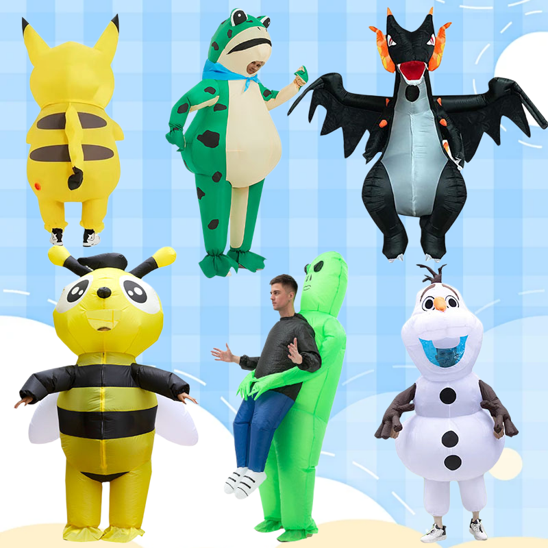 Adult Inflatable Costume Flame - Cosplay Flame Prop 评论和价格