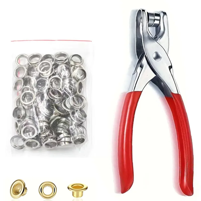 100pcs Prong Rings 4mm Buckle  - Snap Fastener Set 评论和价格