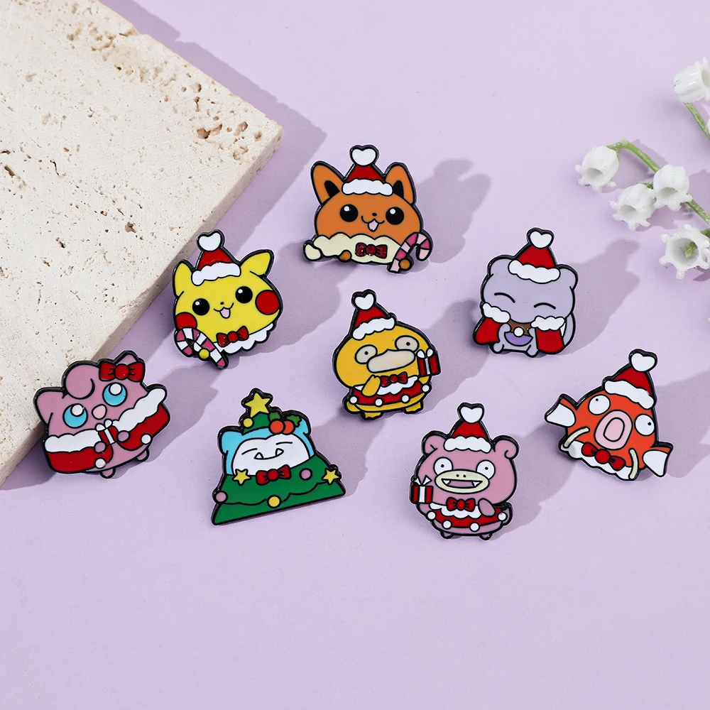 8 Pcs Christmas Slowpoke Brooc - Cosplay Prop Bag 评论和价格