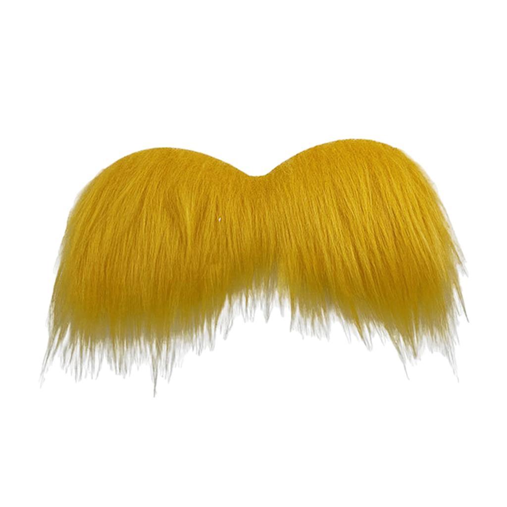 Novelty Stick on Fake Mustache - Cosplay Prop Kit 评论和价格
