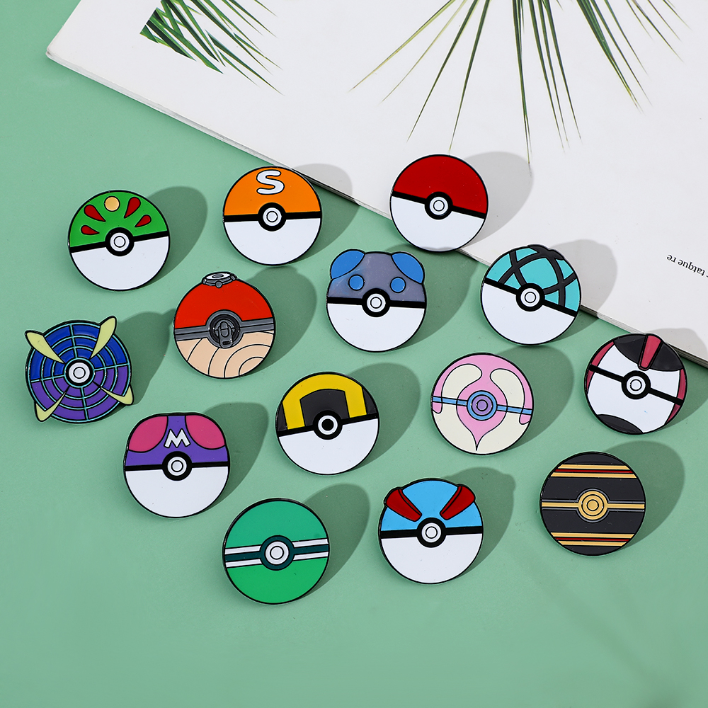 14 Pcs Cartoon Brooch Minimali - Cosplay Prop Bag 评论和价格
