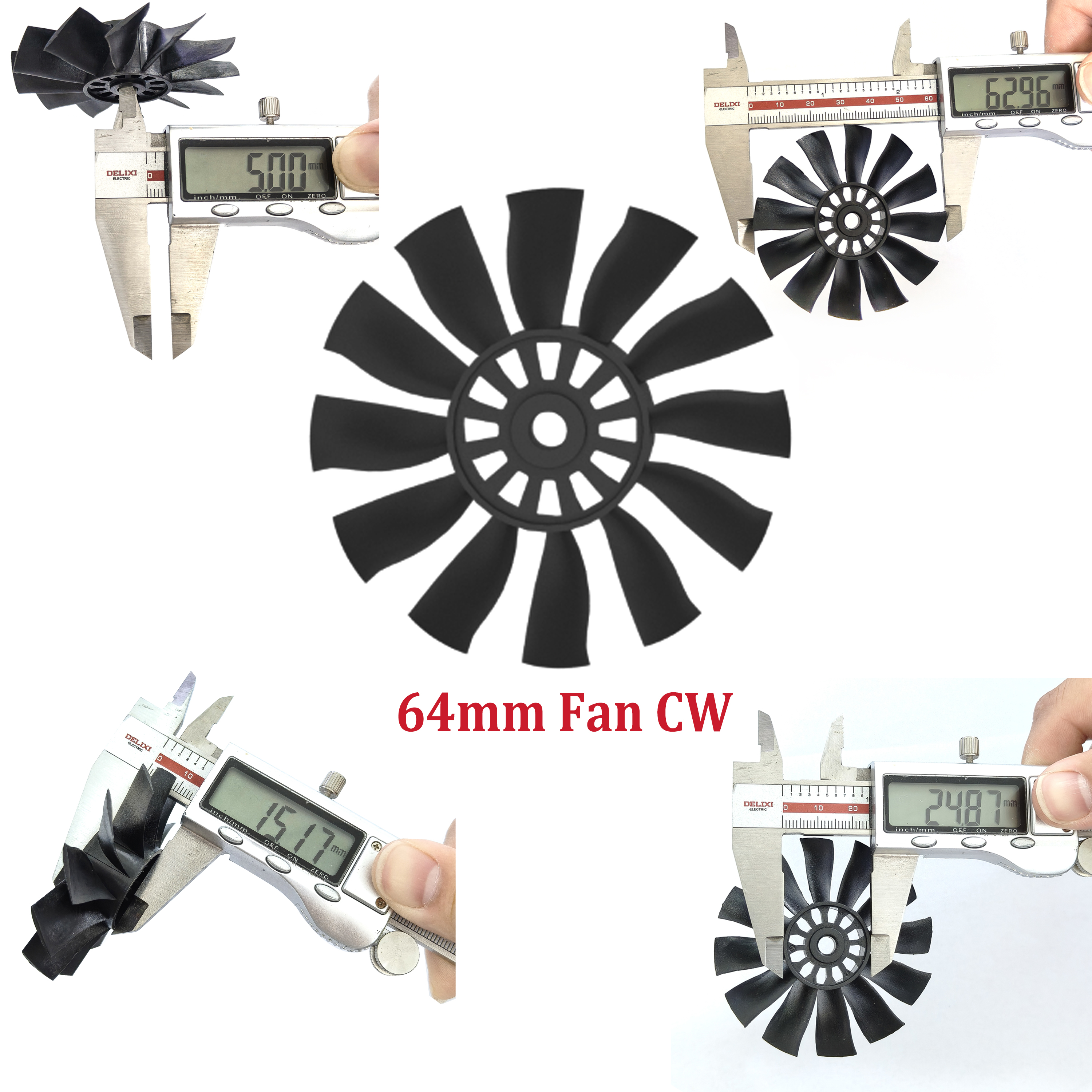 QX-MOTOR 12Blades CW CCW 70mm  - Ekko Cosplay Prop 评论和价格
