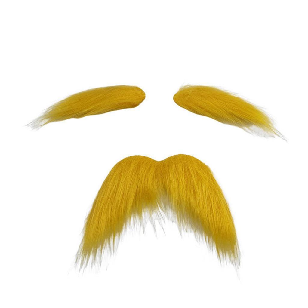 Halloween Fake Mustache Beard  - Cosplay Prop Kit 评论和价格
