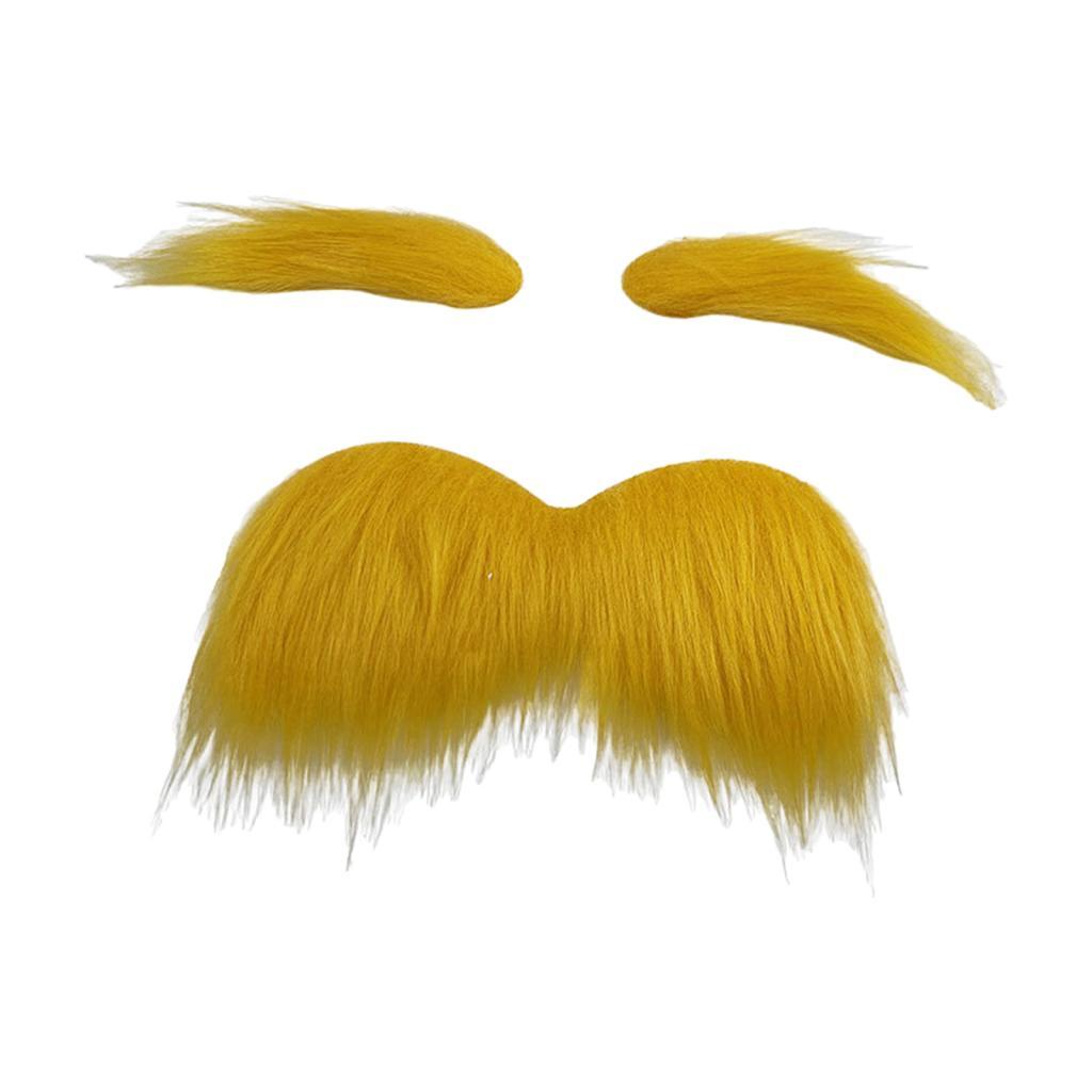 Halloween Fake Mustache Beard  - Cosplay Prop Kit 评论和价格
