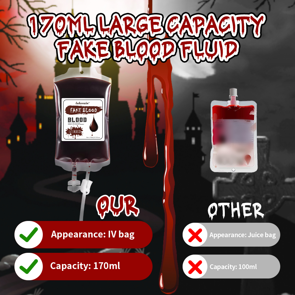 Lakerain Fake Blood 170ML Hall - Cosplay Prop Paint 评论和价格