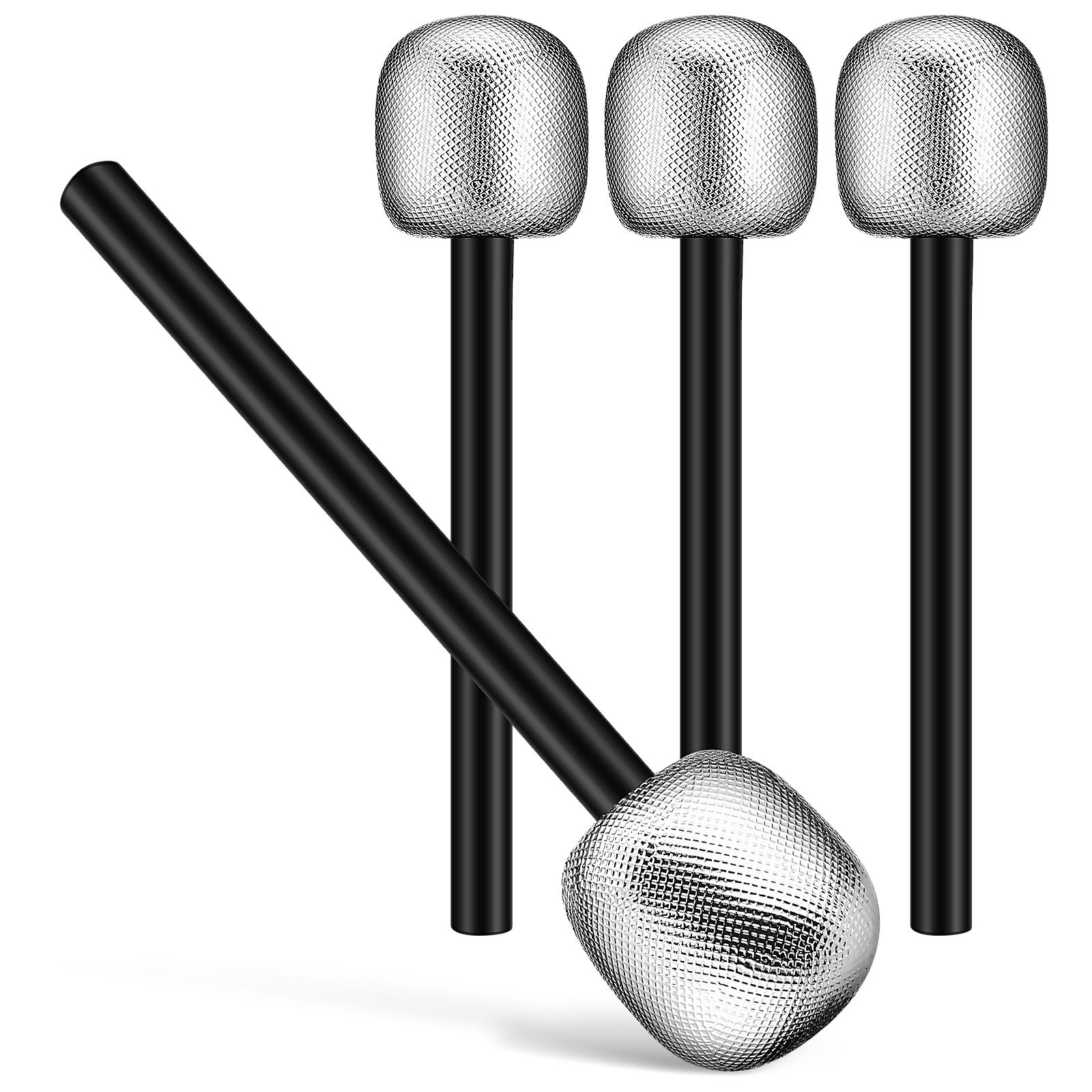 4Pcs Simulation Microphone Pro - Cosplay Prop Building 评论和价格