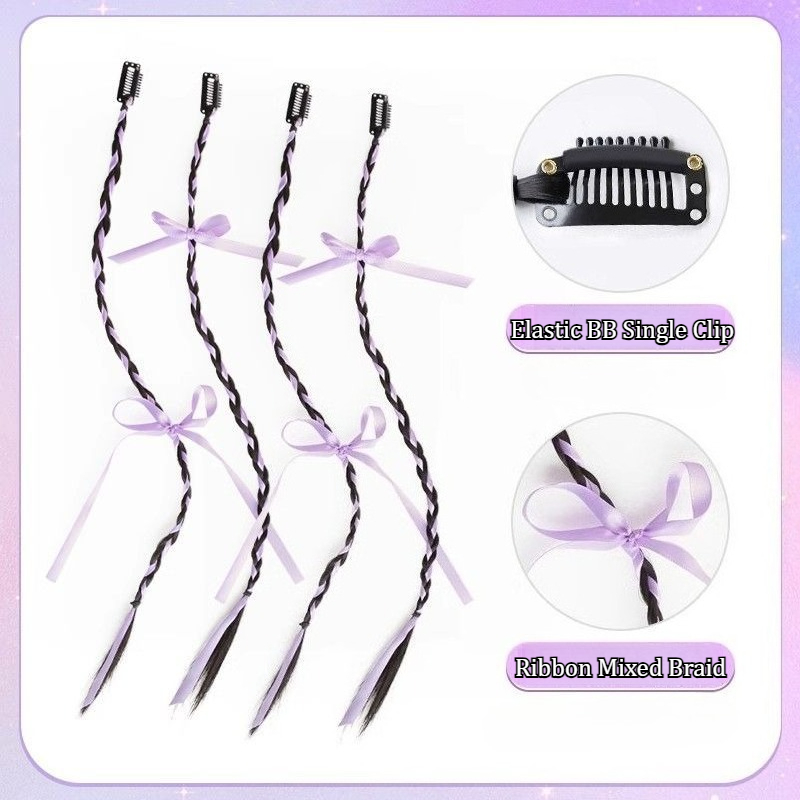 2/4PCS Ribbon Bow Boxing Braid - Cosplay Prop Bow 评论和价格