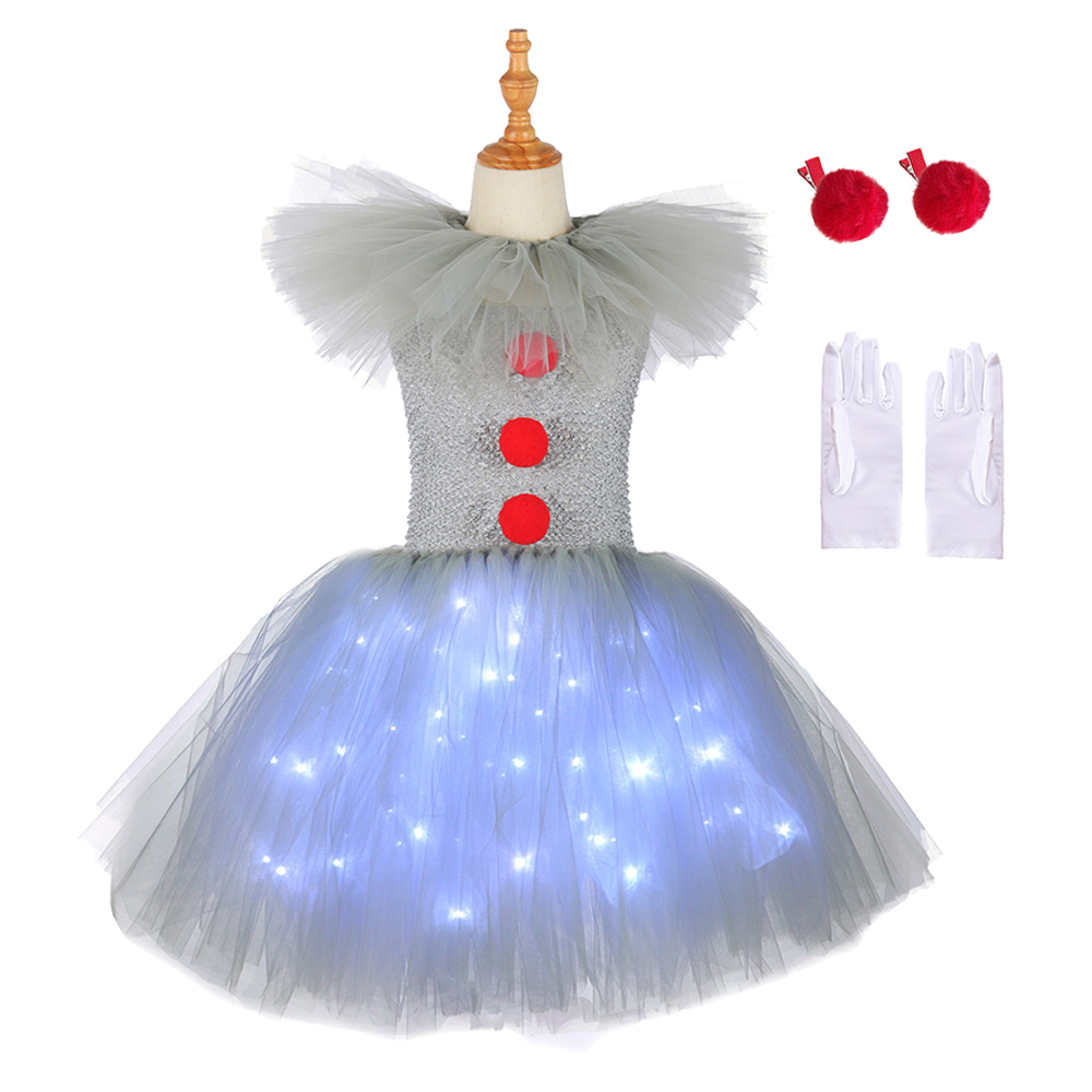 Gray Joker Girls Halloween LED - Cosplay Prop Bow 评论和价格