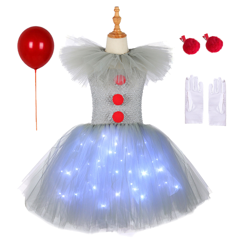 Gray Joker Girls Halloween LED - Cosplay Prop Bow 评论和价格