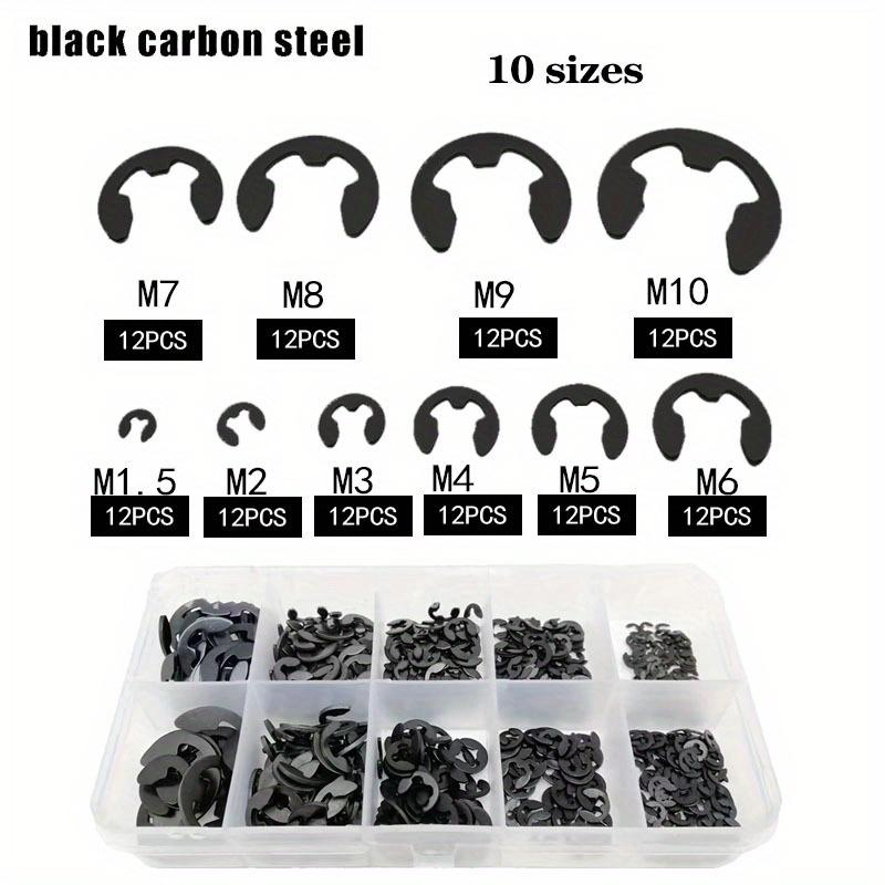 120PCS Black Stainless Steel R - Snap Fastener Set 评论和价格
