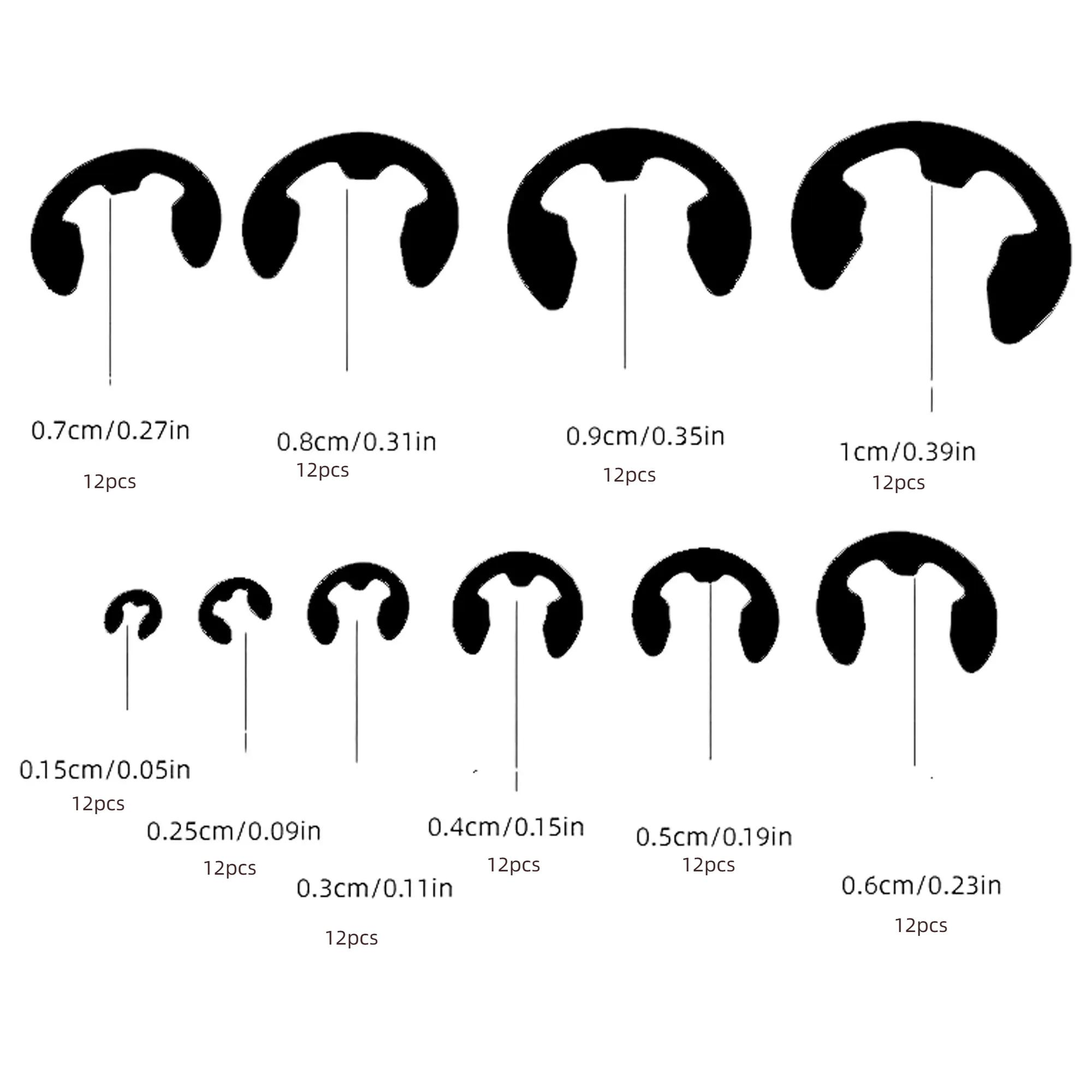 120PCS Black Stainless Steel R - Snap Fastener Set 评论和价格