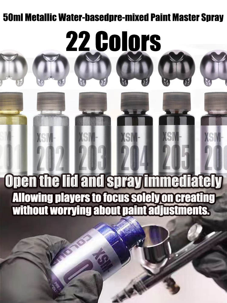 XSM 50ml Metallic Water-basedp - Metallic Spray Paint 评论和价格