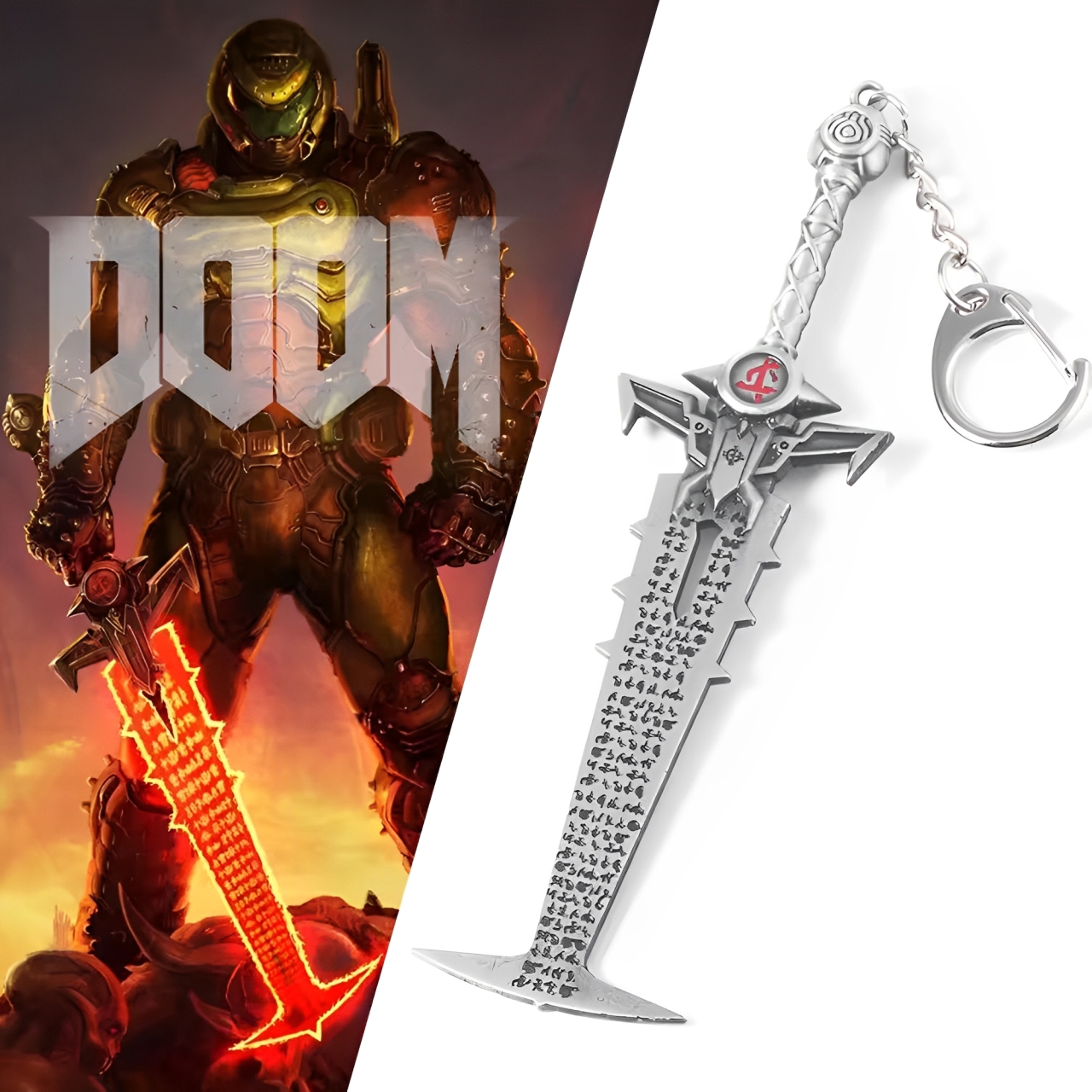 Game Doom Eternal Crucible Bla - Keyblade Cosplay Prop 评论和价格