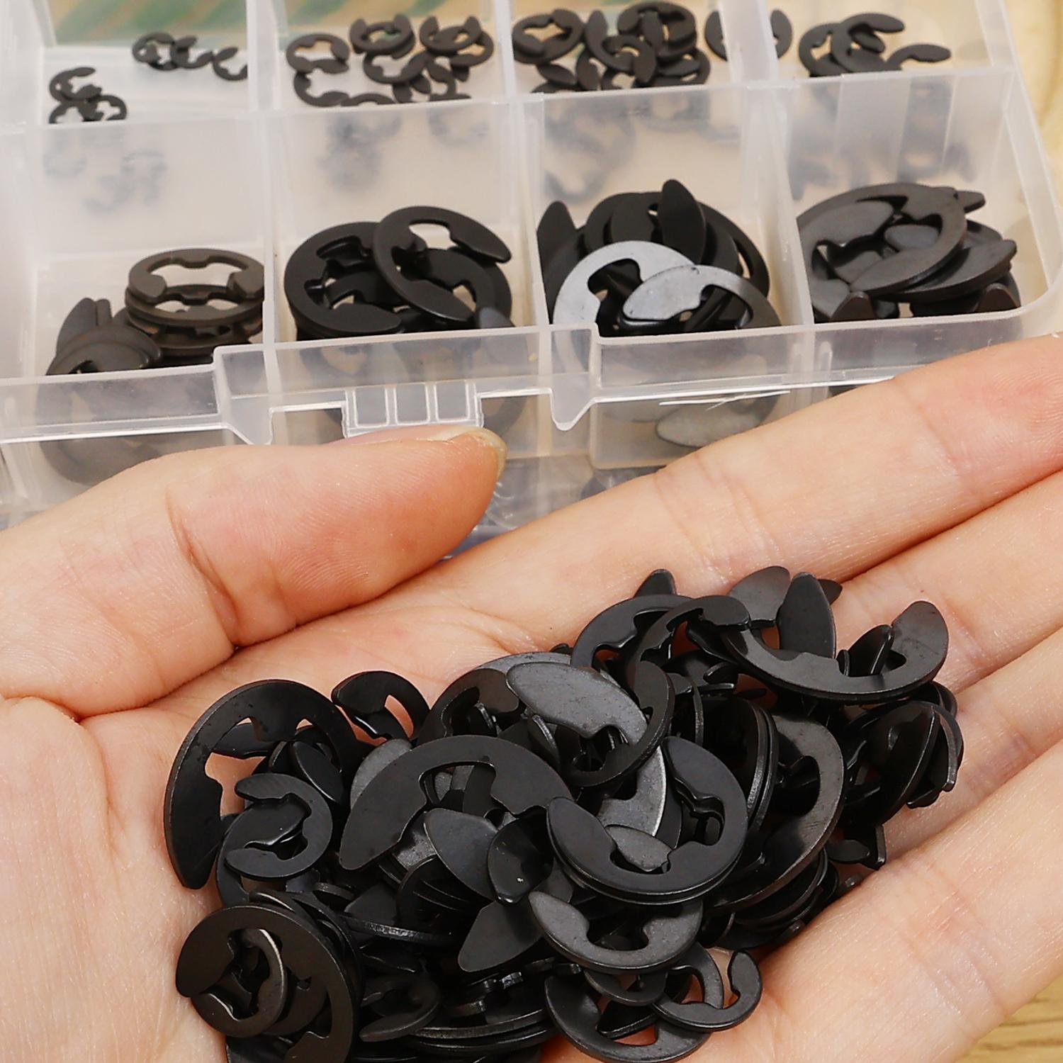 120pcs Set M1.5-M10 Black E Cl - Snap Fastener Set 评论和价格