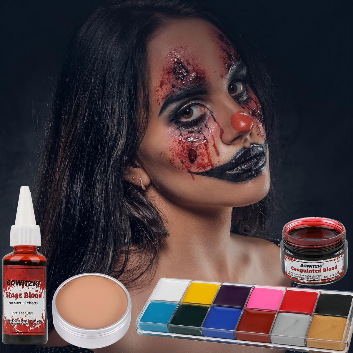 Bowitzki SFX Face Body Paint , - Body Paint Sfx 评论和价格